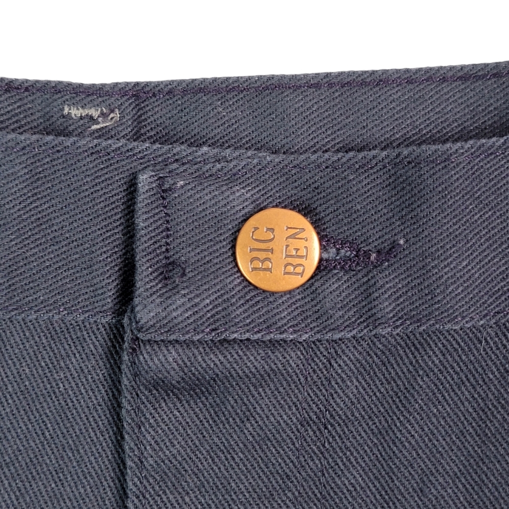 Big Ben Vintage Workwear Jobcore Heavy Canvas Dark Blue Work Pants Men's 40x34 - Picture 9 of 16